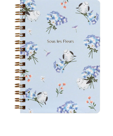 ラボクリップ（LABCLIP）　スーレフルール　A6ノート　ブルー