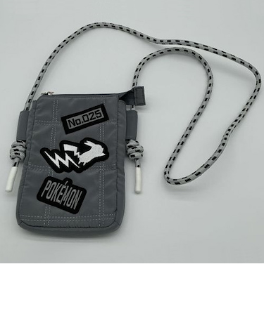 マルヨシ　ポケットモンスター　ミニショルダーバッグ　グレー