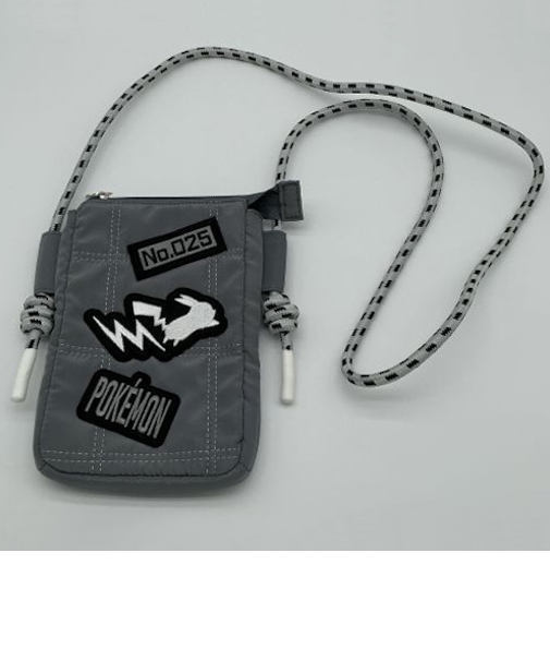 マルヨシ　ポケットモンスター　ミニショルダーバッグ　グレー