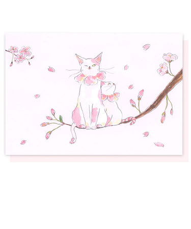 アクティブコーポレーション　春・トコロコムギグリーティングカード　GJ－273h　桜POP　UP