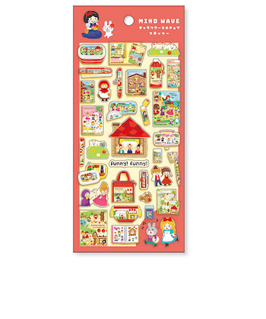 マインドウェイブ　MWキャラクター　ミニチュアステッカー　82645　ファニーファニー