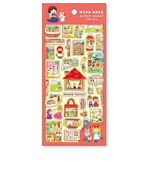 マインドウェイブ　MWキャラクター　ミニチュアステッカー　82645　ファニーファニー