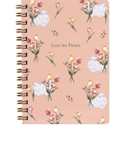 ラボクリップ（LABCLIP）　スーレフルール　A6ノート　ピンク