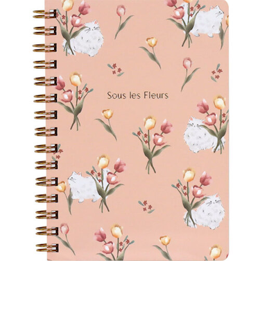 ラボクリップ（LABCLIP）　スーレフルール　A6ノート　ピンク