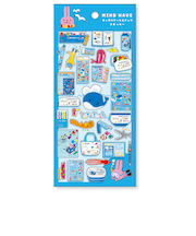 マインドウェイブ　MWキャラクター　ミニチュアステッカー　82644　ゆるふぃっしゅ