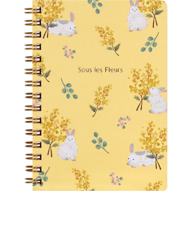 ラボクリップ（LABCLIP）　スーレフルール　A6ノート　イエロー