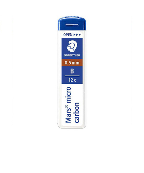 ステッドラー（STEADTLER）　マルス　マイクロカーボン　シャープ替芯　0.5mm　B