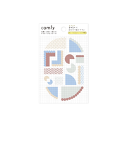 いろは出版　コンフィ（comfy）　手帳用シール　line　blue