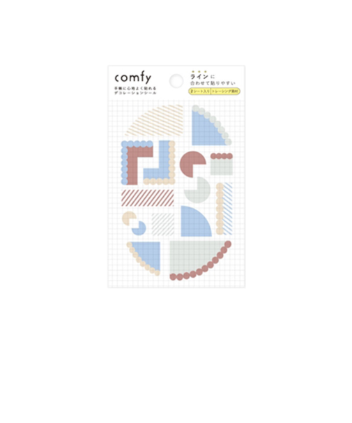 いろは出版　コンフィ（comfy）　手帳用シール　line　blue