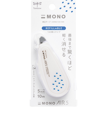 トンボ鉛筆（Tombow）　モノエアー　詰め替えタイプ　ミルクグラス　CT-CAX5C26L　ミルクホワイト　【数量限定】