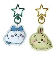ケイカンパニー　ちいかわ　ぷっくりったいペアキーホルダー　ハチワレ×うさぎ