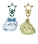 ケイカンパニー　ちいかわ　ぷっくりったいペアキーホルダー　ハチワレ×うさぎ