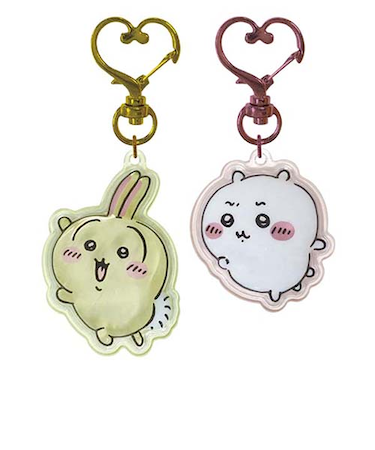 ケイカンパニー　ちいかわ　ぷっくりったいペアキーホルダー　うさぎ×ちいかわ