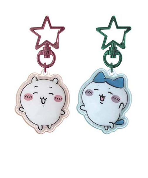 ケイカンパニー　ちいかわ　ぷっくりったいペアキーホルダー　ちいかわ×ハチワレ