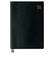 【2026年3月始まり】　ダイゴー　アポイント　ベーシックシリーズ　デスク　A5　ウィークリーレフト　E1104　ブラック　月曜始まり