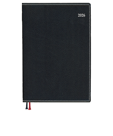 【2026年3月始まり】　ダイゴー　アポイント　ライトシリーズ　デスク　B6　ウィークリーバーチカル　E8846　ブラック　月曜始まり