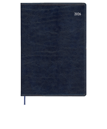 【2026年3月始まり】　ダイゴー　アポイント　ライトシリーズ　デスク　B6　マンスリーブロック　E8834　ネイビー　月曜始まり