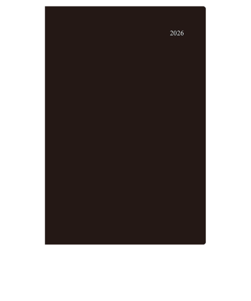 【2026年4月始まり】　ダイゴー　アポイント　チャートシリーズ　B5　マンスリーブロック+ガントチャート　E1157　ブラック　月曜始まり