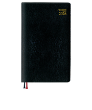 【2026年3月始まり】　ダイゴー　アポイント　ベーシックシリーズ　定形外　ウィークリーブロック　E1103　ブラック　月曜始まり