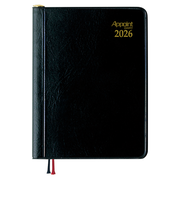 【2026年3月始まり】　ダイゴー　アポイント　ベーシックシリーズ　鉛筆付　定形外　ウィークリー見開き2週間　E1110　ブラック　月曜始まり