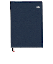 【2026年3月始まり】　ダイゴー　アポイント　ライトシリーズ　デスク　B6　ウィークリーバーチカル　E8845　ネイビー　月曜始まり