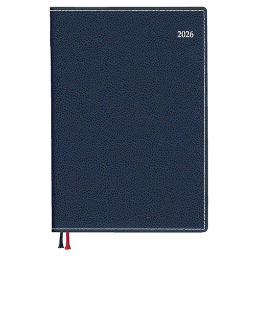 【2026年3月始まり】　ダイゴー　アポイント　ライトシリーズ　デスク　B6　ウィークリーバーチカル　E8845　ネイビー　月曜始まり