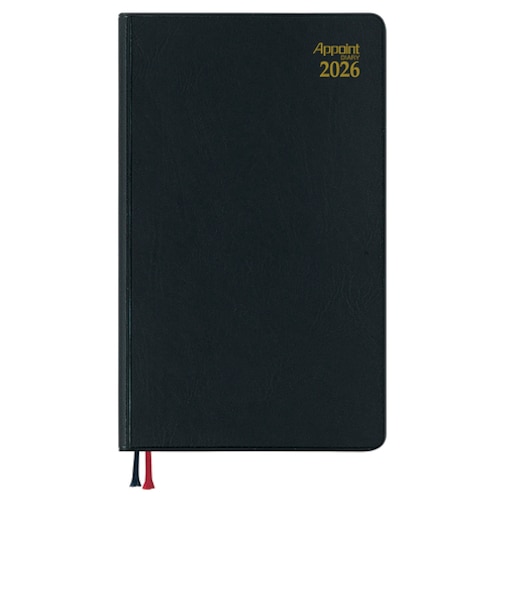 【2026年3月始まり】　ダイゴー　アポイント　ベーシックシリーズ　定形外　ウィークリーレフト　E1102　ブラック　月曜始まり