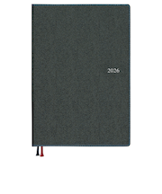 【2026年3月始まり】　ダイゴー　アポイント　ベーシックシリーズ　デスク　B5　ウィークリーバーチカル　E1132　ブラック　月曜始まり