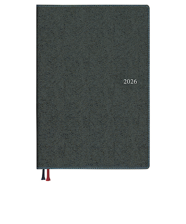 【2026年3月始まり】　ダイゴー　アポイント　ベーシックシリーズ　デスク　B5　ウィークリーバーチカル　E1132　ブラック　月曜始まり