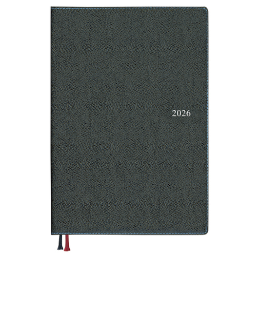 【2026年3月始まり】　ダイゴー　アポイント　ベーシックシリーズ　デスク　B5　ウィークリーバーチカル　E1132　ブラック　月曜始まり