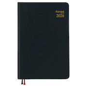 【2026年3月始まり】 ダイゴー アポイント ベーシックシリーズ 定形外 ウィークリーレフト E1101 ブラック 月曜始まり