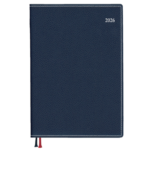 【2026年3月始まり】　ダイゴー　アポイント　ライトシリーズ　デスク　A5　ウィークリーバーチカル　E8840　ネイビー　月曜始まり