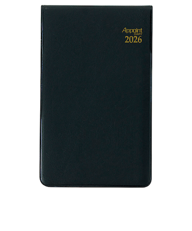 【2026年3月始まり】　ダイゴー　アポイント　ベーシックシリーズ　定形外　マンスリーホリゾンタル　E1109　ブラック　各月1日始まり