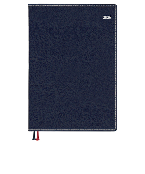 【2026年3月始まり】　ダイゴー　アポイント　ベーシックシリーズ　デスク　A5　マンスリーブロック　E8839　ネイビー　月曜始まり