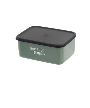 サブヒロモリ　ステイプルユニ　コンテナスクエア　M　500mL　グリーン