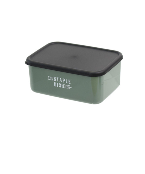 サブヒロモリ　ステイプルユニ　コンテナスクエア　M　500mL　グリーン