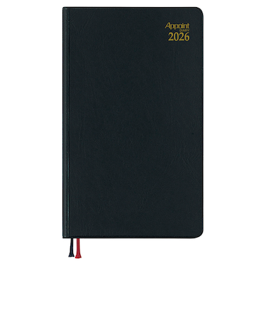 【2026年3月始まり】　ダイゴー　アポイント　ベーシックシリーズ　定形外　ウィークリーレフト　E1119　ブラック　月曜始まり