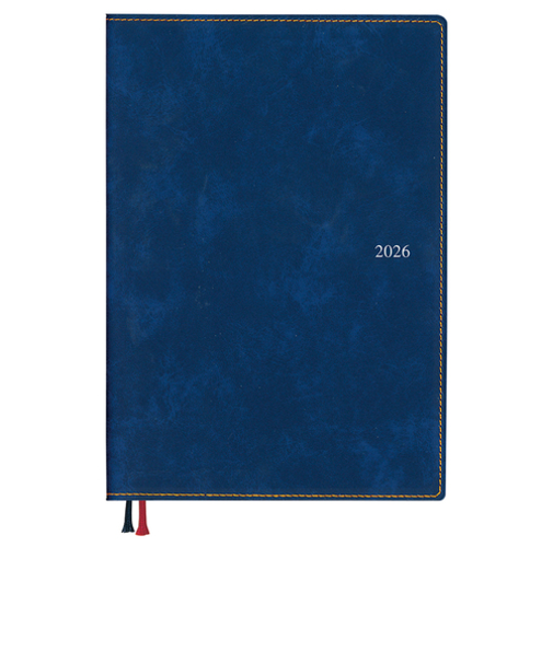 【2026年3月始まり】　ダイゴー　アポイント　ベーシックシリーズ　デスク　A5　ウィークリーバーチカル　E1131　ネイビー　月曜始まり