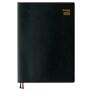 【2026年3月始まり】　ダイゴー　アポイント　ベーシックシリーズ　デスク　B5　ウィークリーレフト　E1107　ブラック　月曜始まり