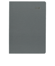 【2026年3月始まり】　ダイゴー　MILL　クロコ　B6　ウィークリーレフト　E9633　グレー　月曜始まり