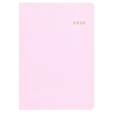 【2026年3月始まり】　ダイゴー　MILL　スプリング　B6　ウィークリーレフト　E9638　ピンク　月曜始まり