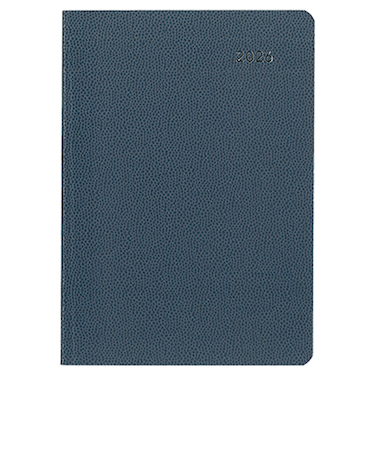 【2026年3月始まり】　ダイゴー　MILL　クロコ　A6　ウィークリーレフト　E9628　ネイビー　月曜始まり