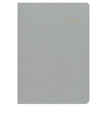 【2026年3月始まり】　ダイゴー　MILL　スプリング　A6　ウィークリーレフト　E9637　グレー　月曜始まり