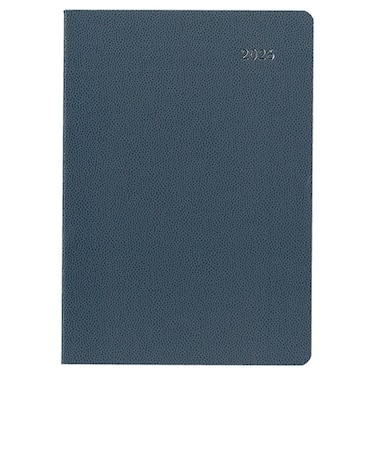 【2026年3月始まり】　ダイゴー　MILL　クロコ　B6　ウィークリーレフト　E9632　ネイビー　月曜始まり