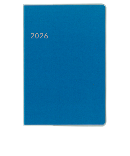 【2026年4月始まり】　ダイゴー　アポイント　ノートシリーズ（カバー付き）　B6　マンスリーブロック　E9332　ブルー　月曜始まり
