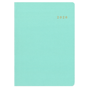 【2026年3月始まり】　ダイゴー　MILL　スプリング　A6　ウィークリーレフト　E9635　ミント　月曜始まり