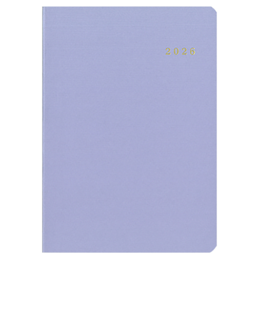 【2026年3月始まり】　ダイゴー　MILL　スプリング　A6　ウィークリーレフト　E9636　ブルー　月曜始まり