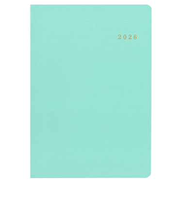 【2026年3月始まり】　ダイゴー　MILL　スプリング　B6　ウィークリーレフト　E9639　ミント　月曜始まり