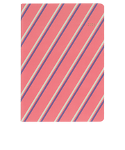 【2026年3月始まり】　ダイゴー　MILL　ストライプ　B6　マンスリーブロック　E9622　ピンク　月曜始まり