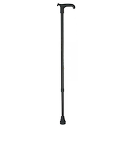 ケイ・ホスピア　オッセンベルグ社製　リハビリ用T字杖　OS-15　レザーブラック